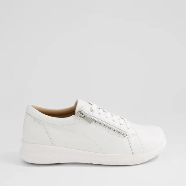 Solar Xf White Leather Sneakers