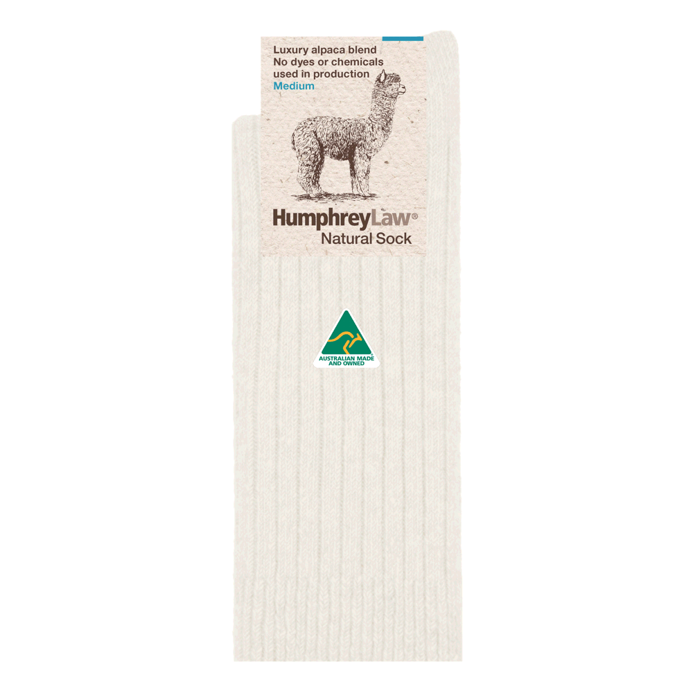 Alpaca Health Sock® Style 01C Natural