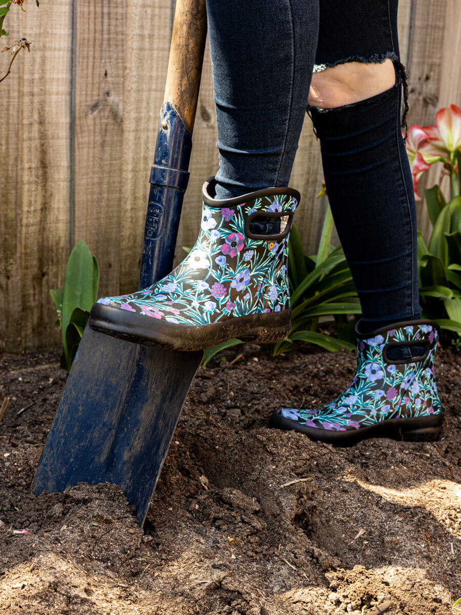 Patch Ankle  Gumboot Floral