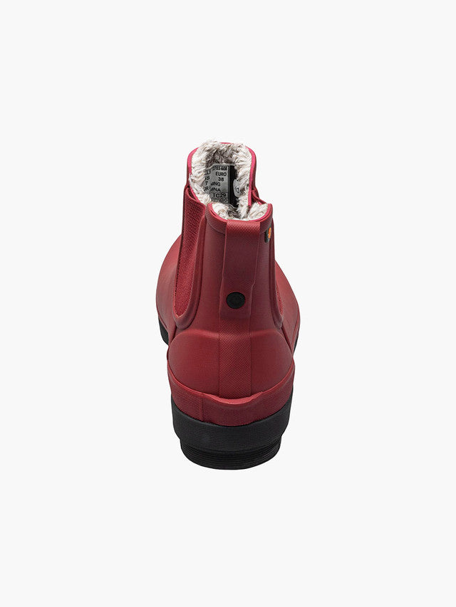 Amanda Plush Chelsea Gumboot Burgandy