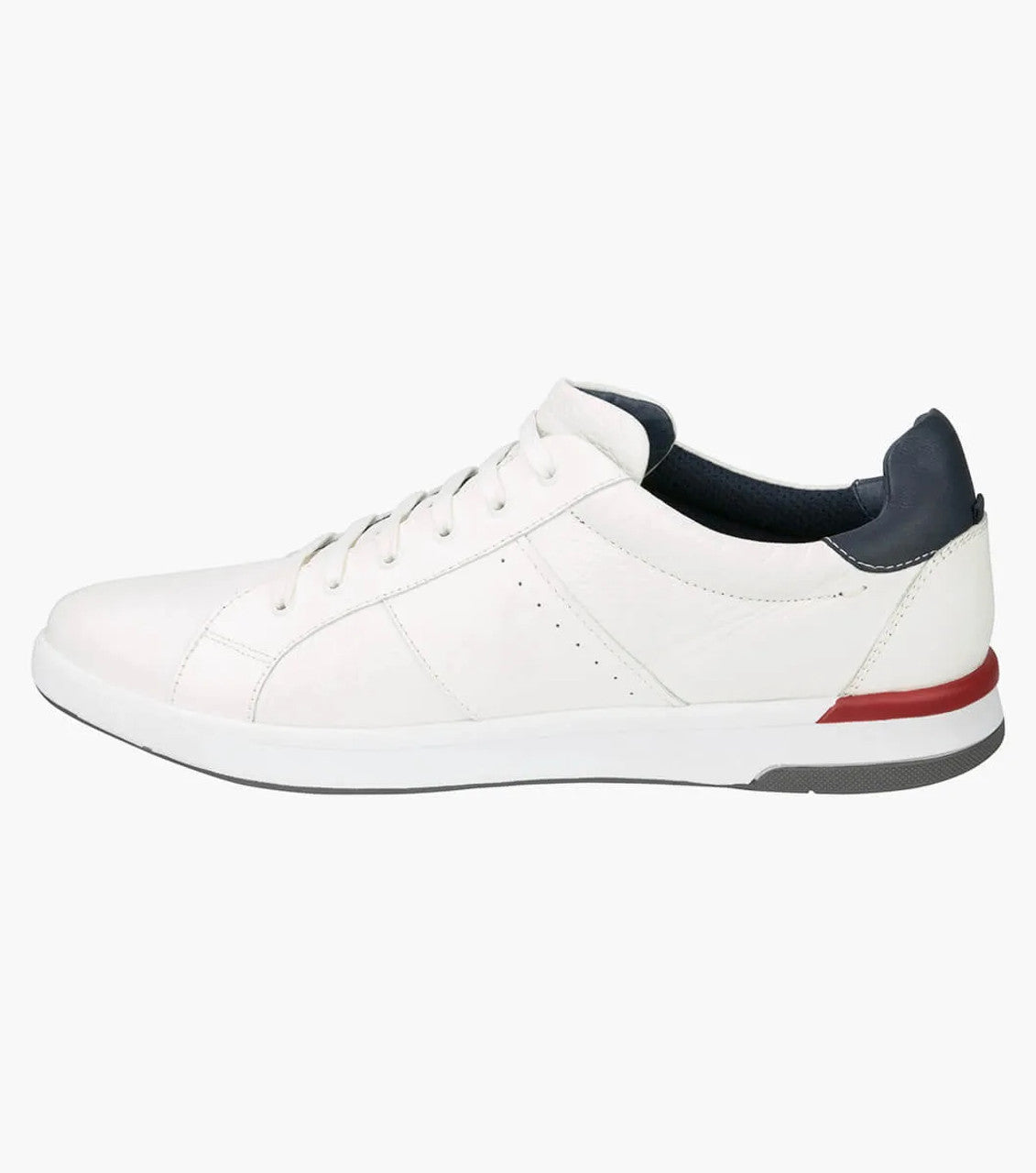 Crossover Mens Leather Sneaker White