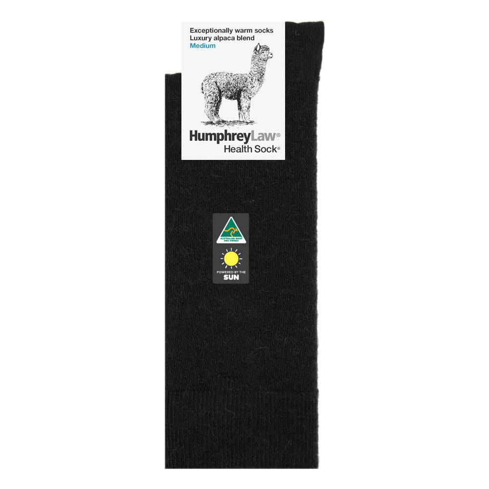 Baby Alpaca Blend Health Sock® Style 05C Black