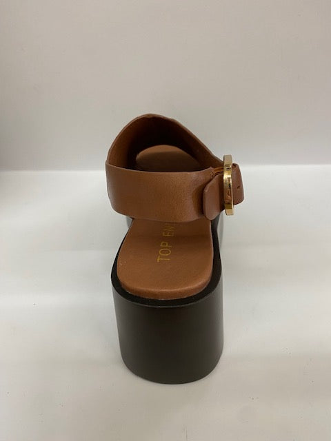 Ibba Platform Wedged Heel Chocolate