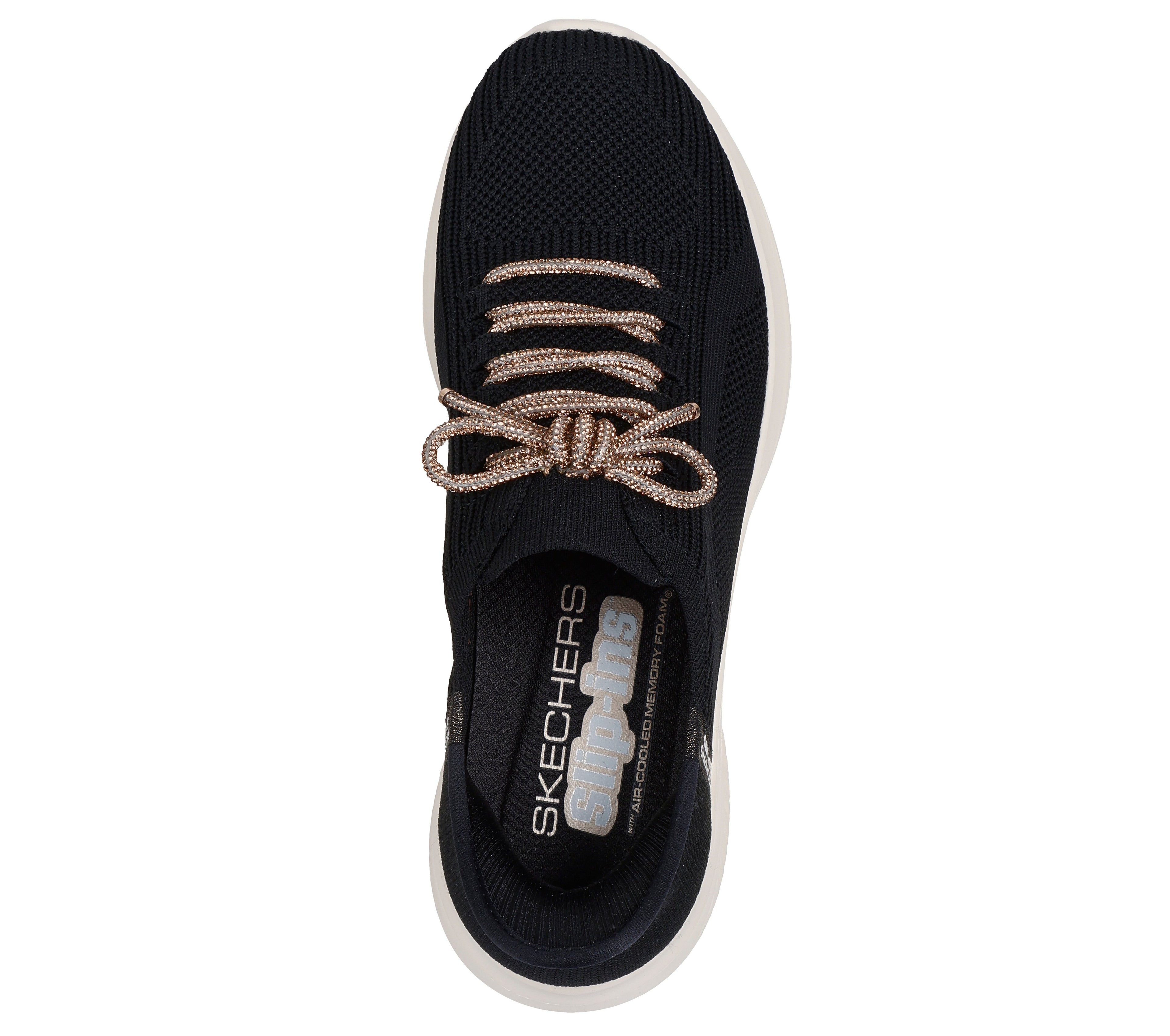 Skechers slip In Diamond Dreamer Black/ Sparkle