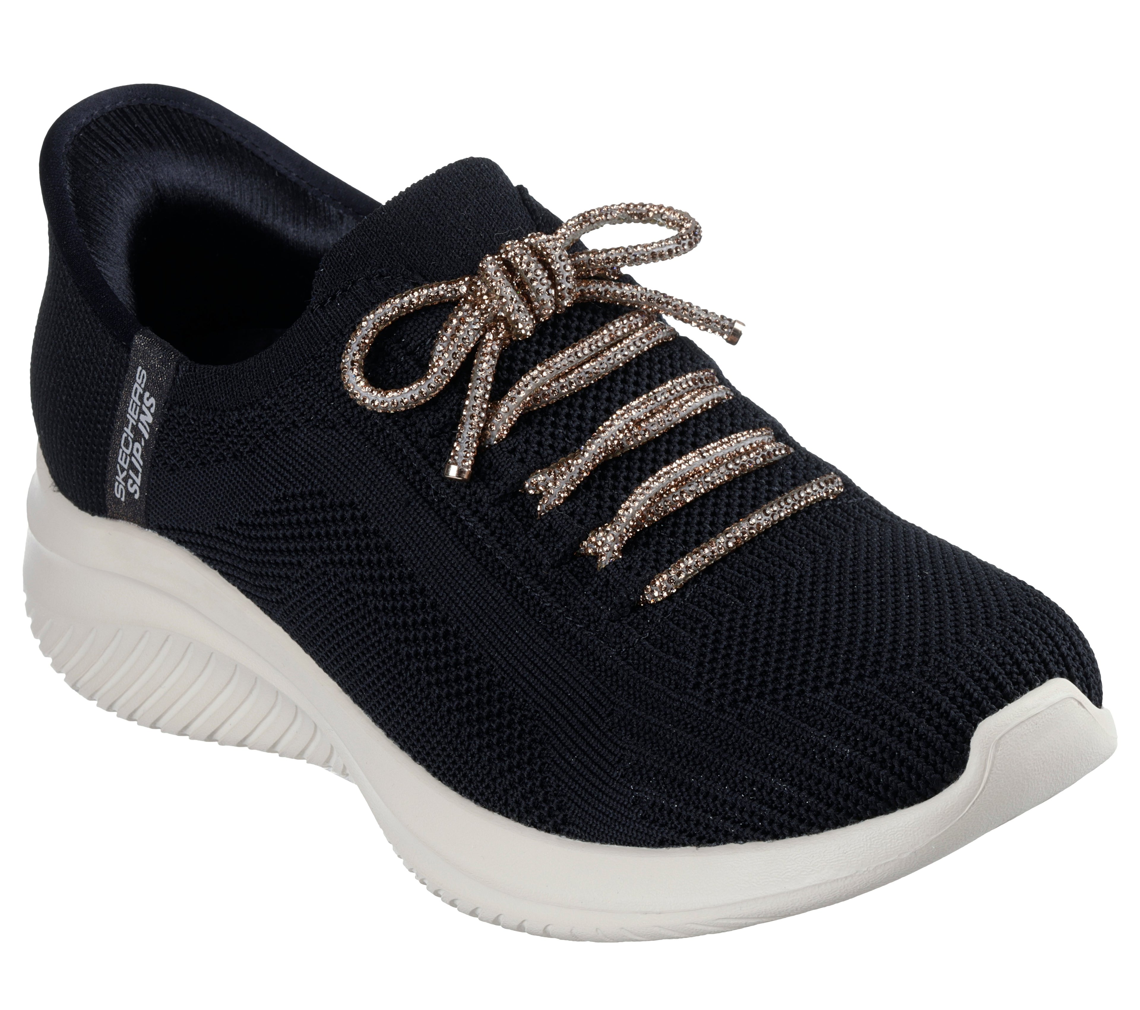 Skechers slip In Diamond Dreamer Black/ Sparkle