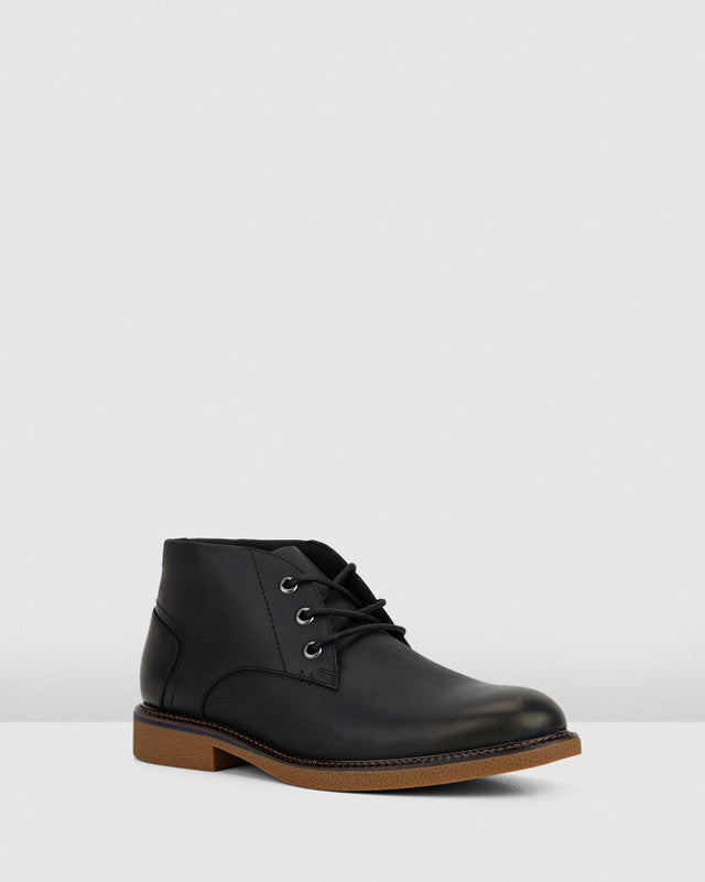 Michigan Lace Up Boot  Black Rub