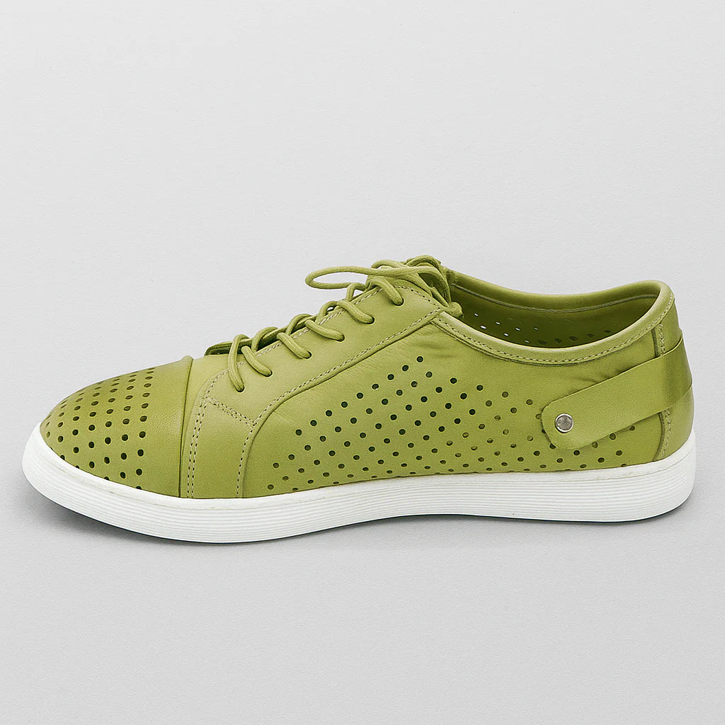 EG17 Leather Sneaker  Pistachio