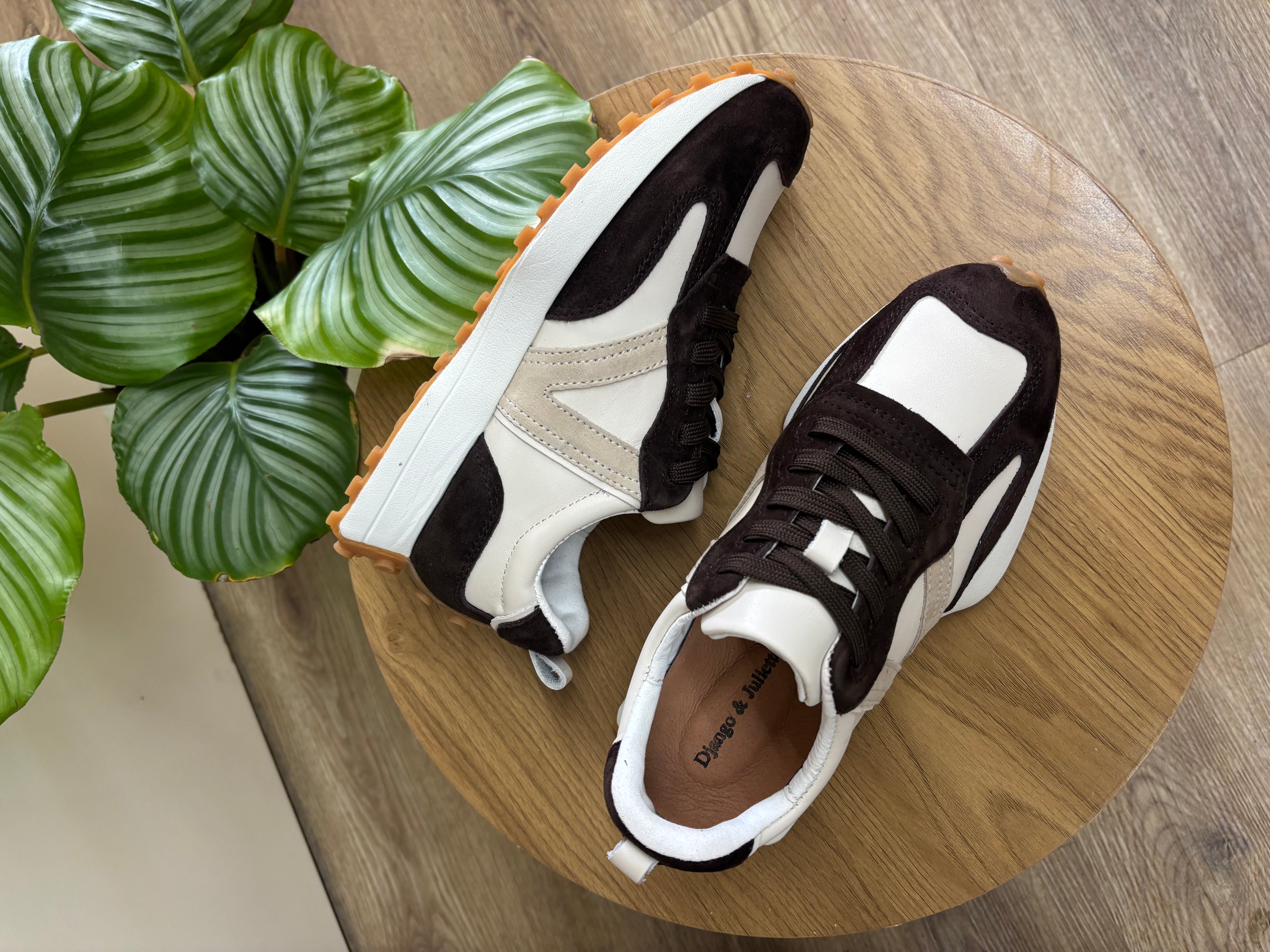Orange DJ Sneaker Multi Camel Choc