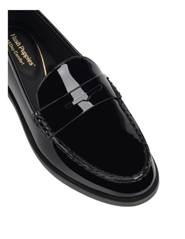 Lucia Patent Loafer Black