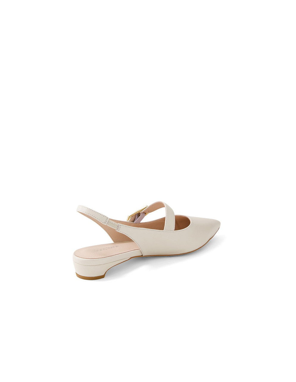 Deanie Flat Cream / White