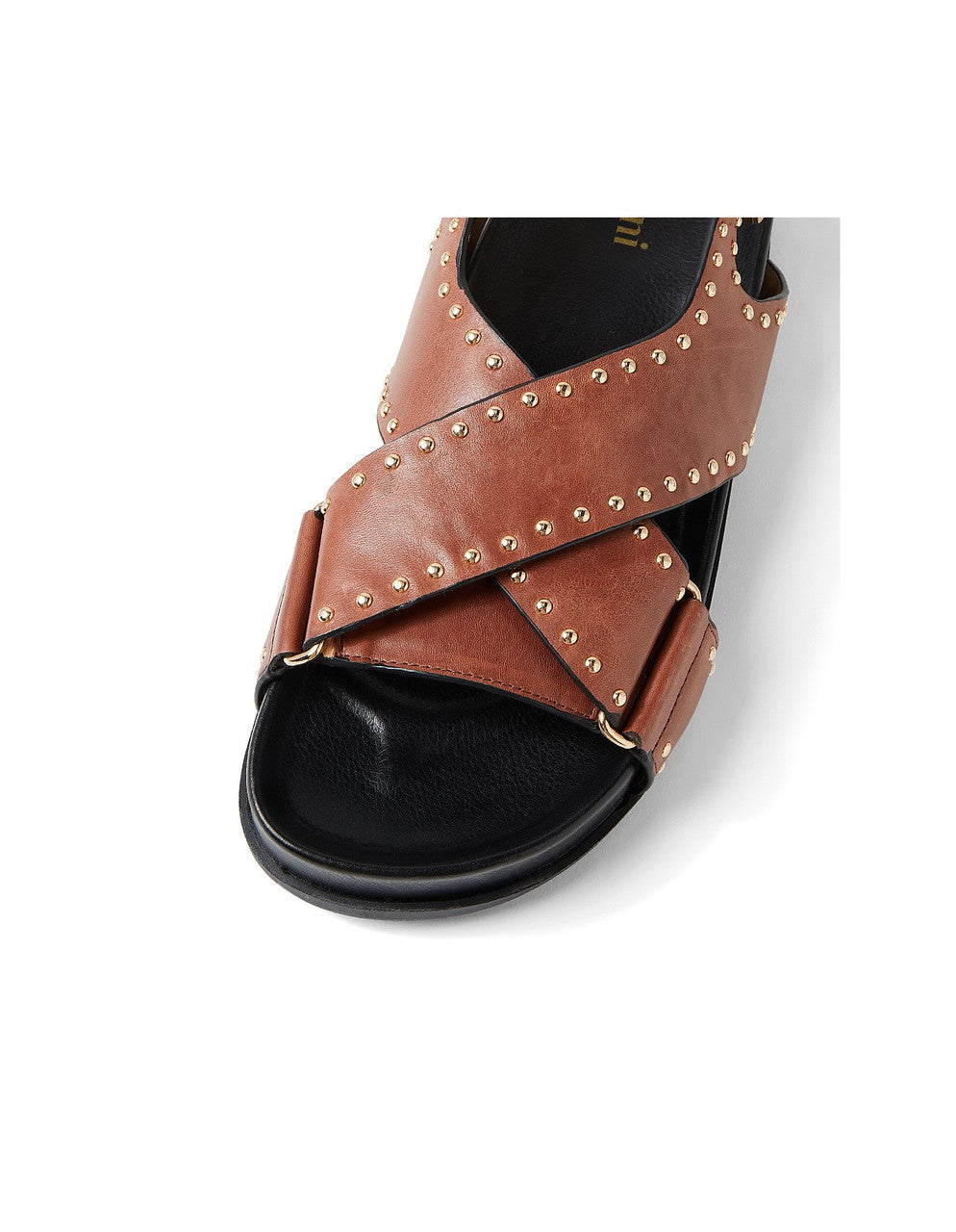 Cansi Leather Sandal Walnut