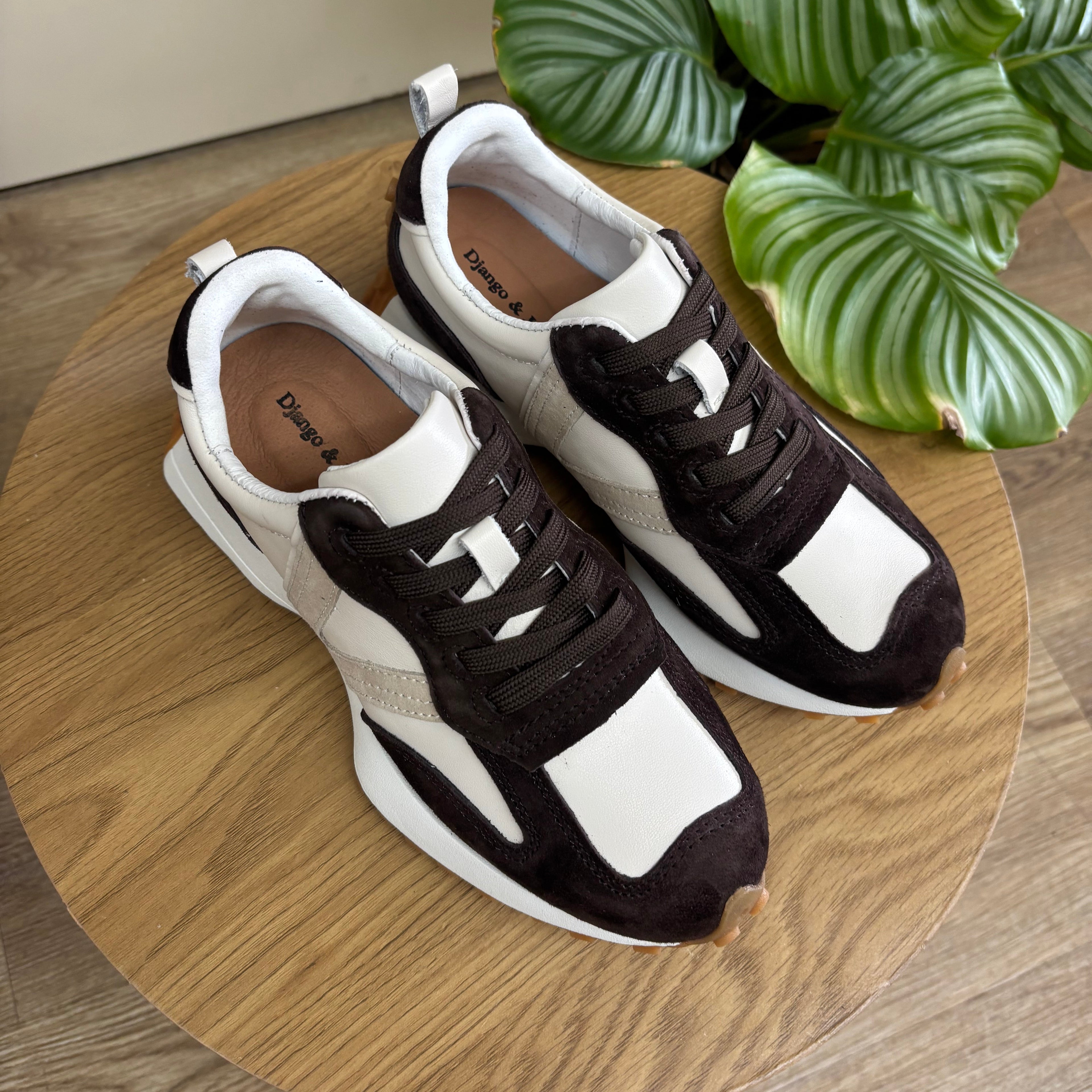 Orange DJ Sneaker Multi Camel Choc