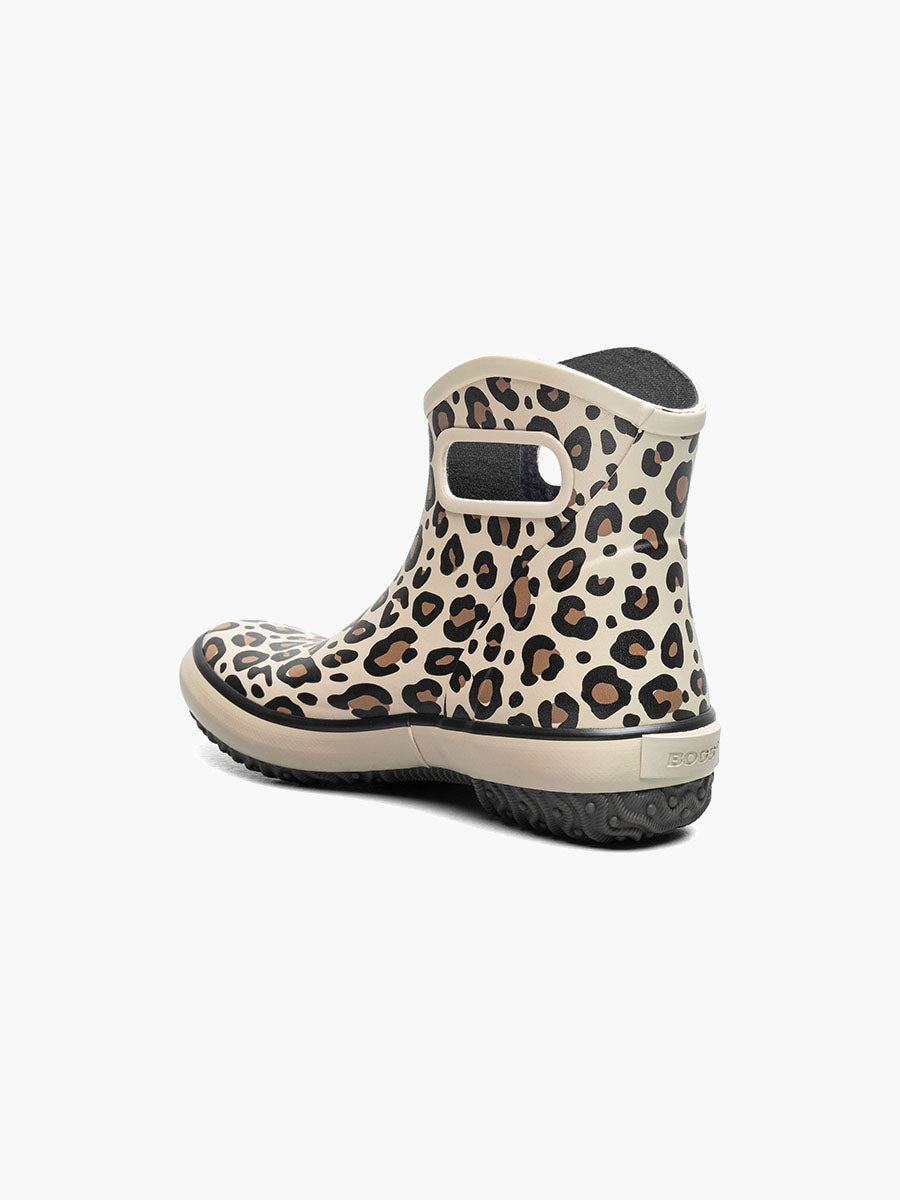 Patch Ankle Gumboot Leopard