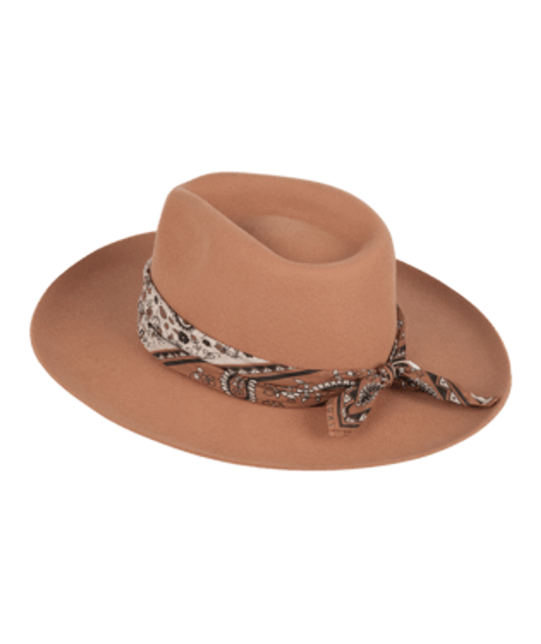Goulbourn Womens wide Brim Fedora Terracotta