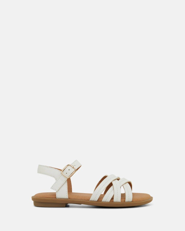Hayden Kids Sandal White