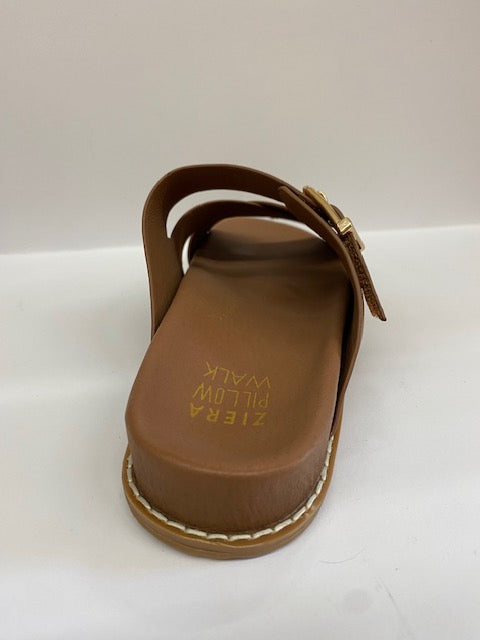 Hegle Leather Sandal - Cognac