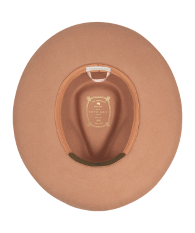 Goulbourn Womens wide Brim Fedora Terracotta