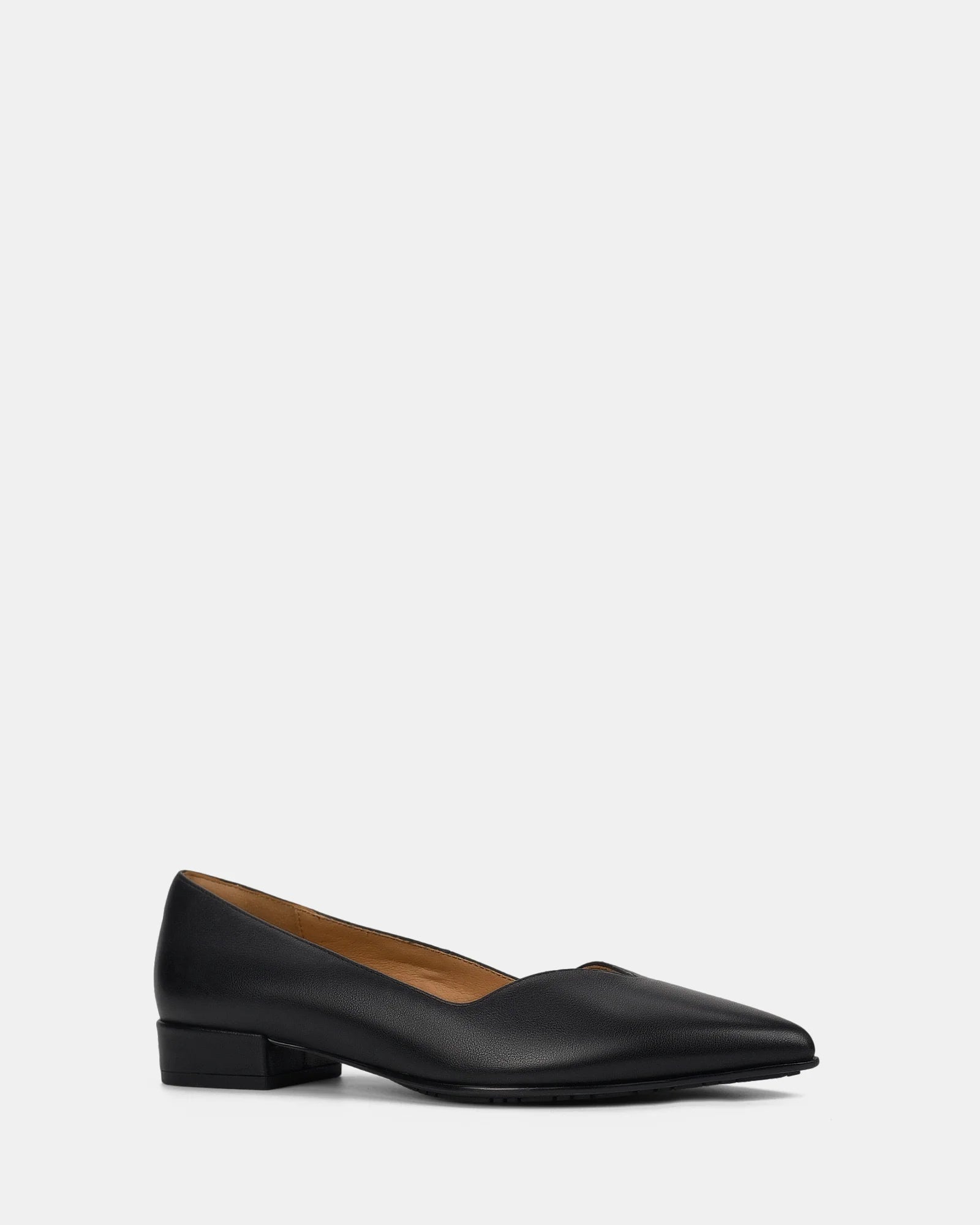 Ava Low Heel Black