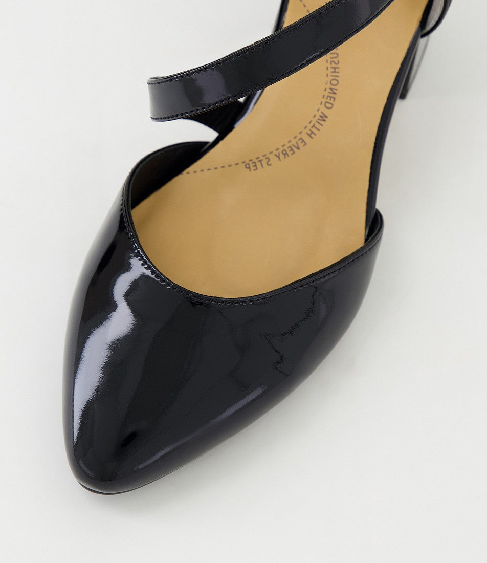 Vilmos Patent Block Heel XW  Black
