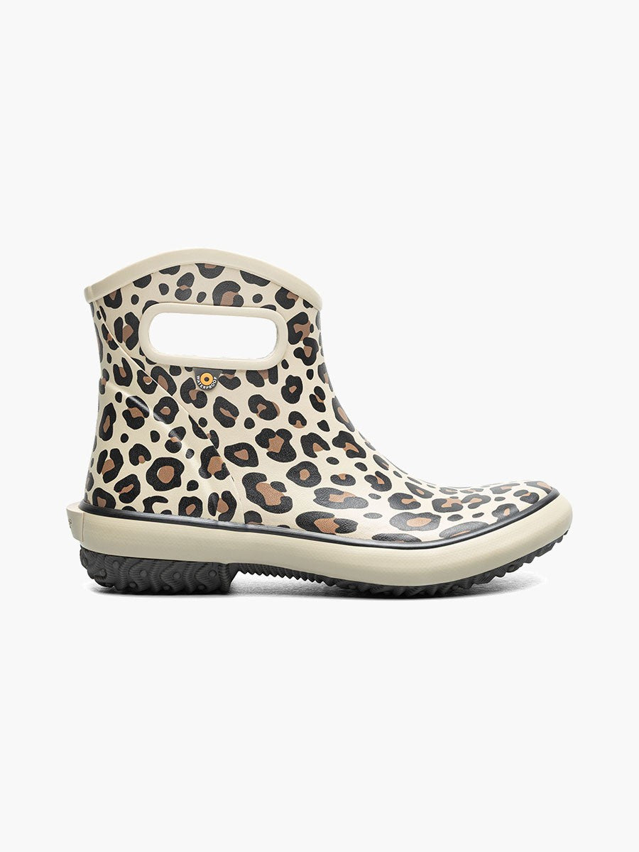 Patch Ankle Gumboot Leopard
