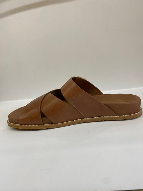 Hegle Leather Sandal - Cognac