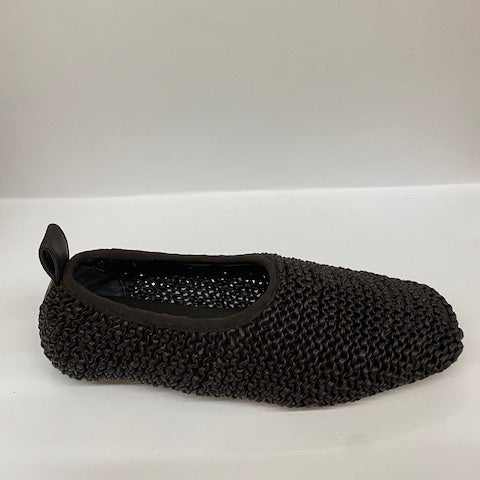 Vevia Woven Flats Chocolate