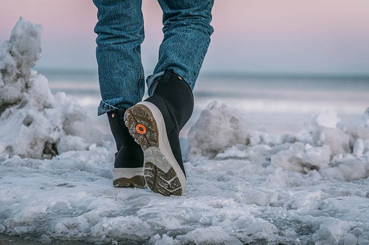 Coral mid Zip Black