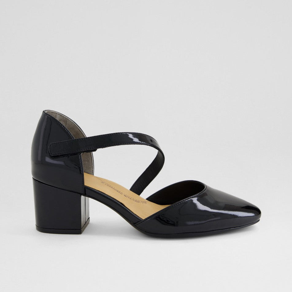 Vilmos Patent Block Heel XW  Black