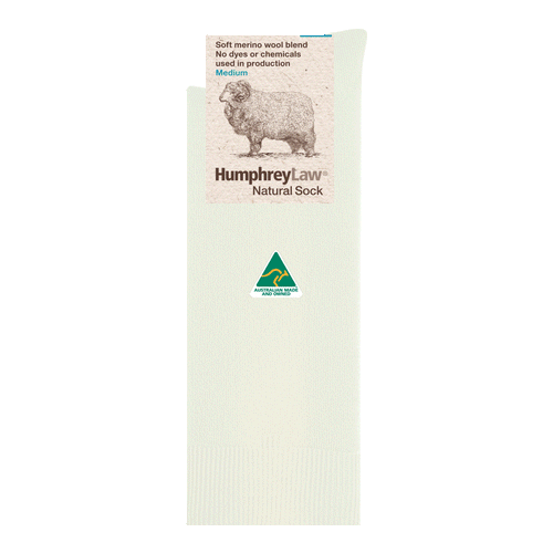 60% Fine Merino Wool Health Sock® Style 86C Natural