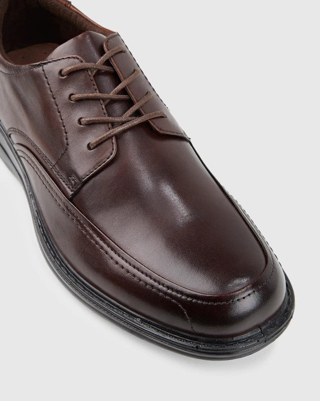Torpedo Mens Lace Up EEE Fit Mahogany
