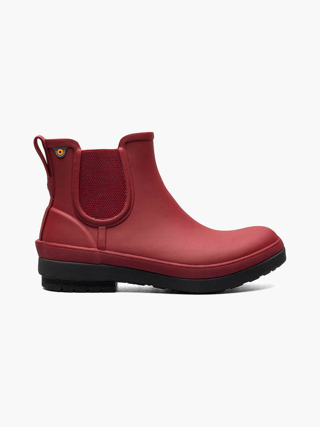 Amanda Plush Chelsea Gumboot Burgandy