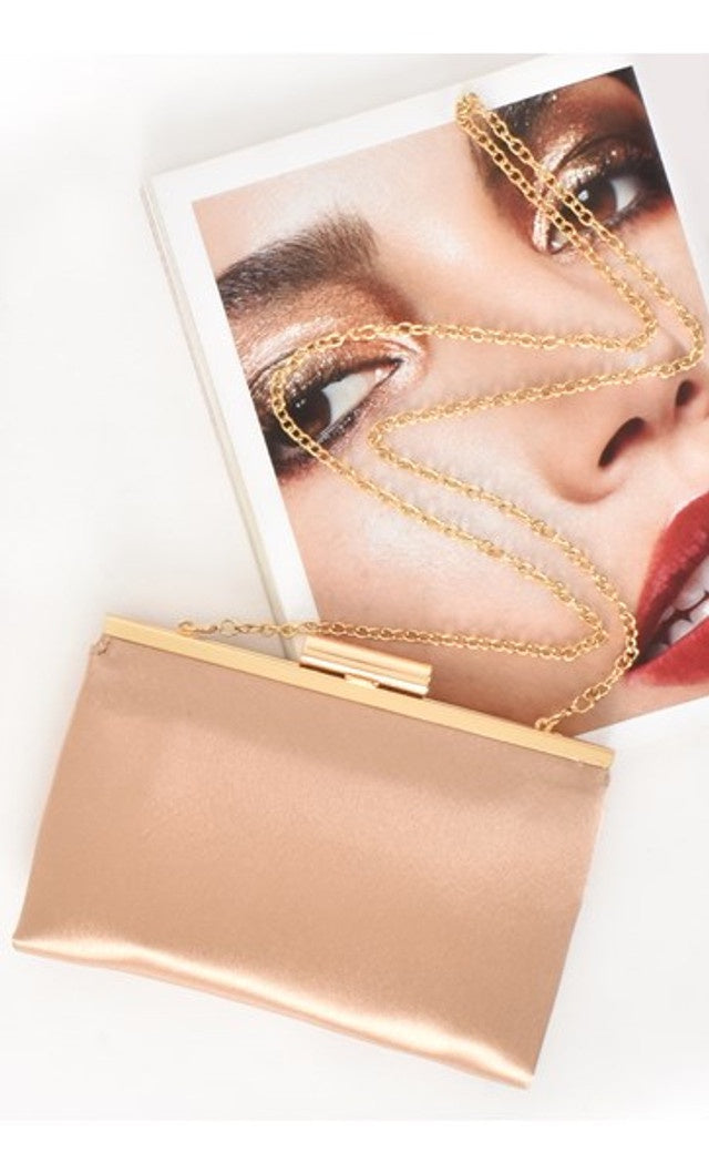 Savannah Satin Clutch