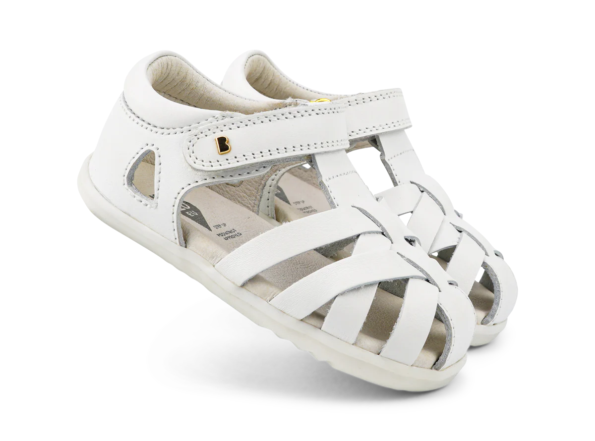 Step Up Tropicana Sandal White