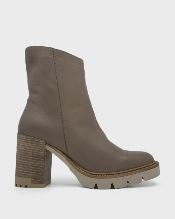 Lizzie Heeled Boot Darkstone
