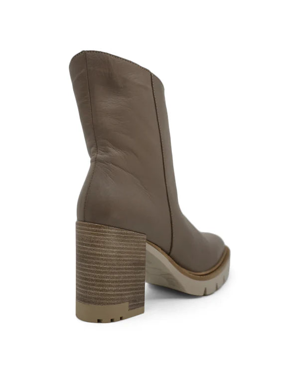 Lizzie Heeled Boot Darkstone