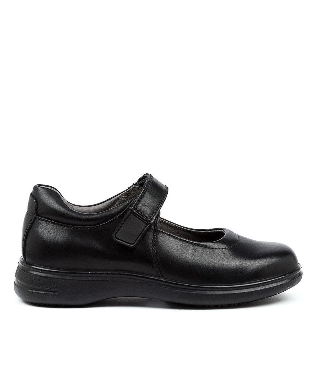 Gigi Jnr Mary Jane School Shoe Black