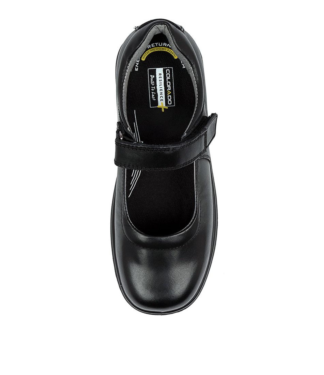 Gigi Jnr Mary Jane School Shoe Black