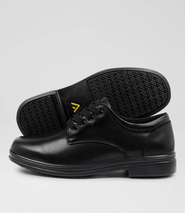 Solar Snr Girls School Shoe  Black