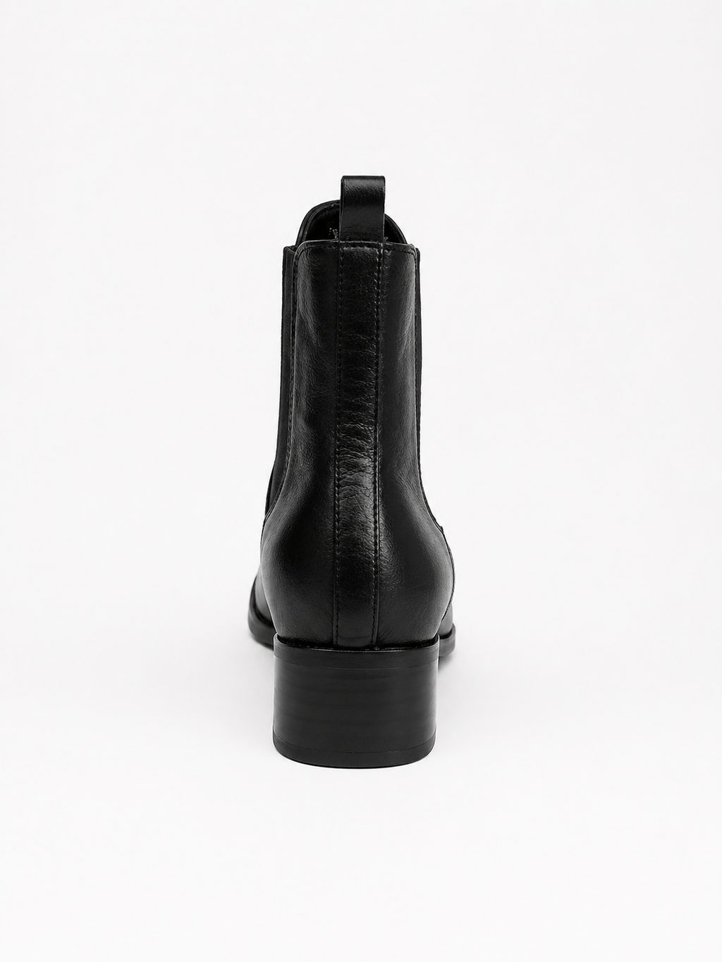 Memmeli Black Leather Chelsea Boots