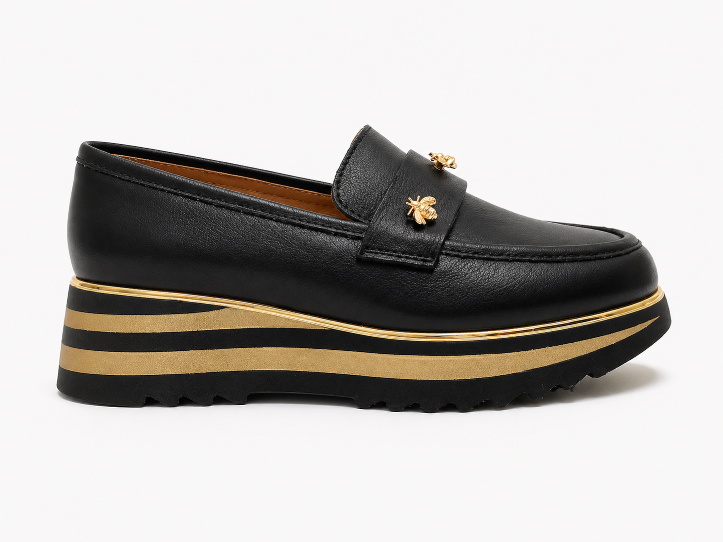 Hickory Leather  Loafer Black