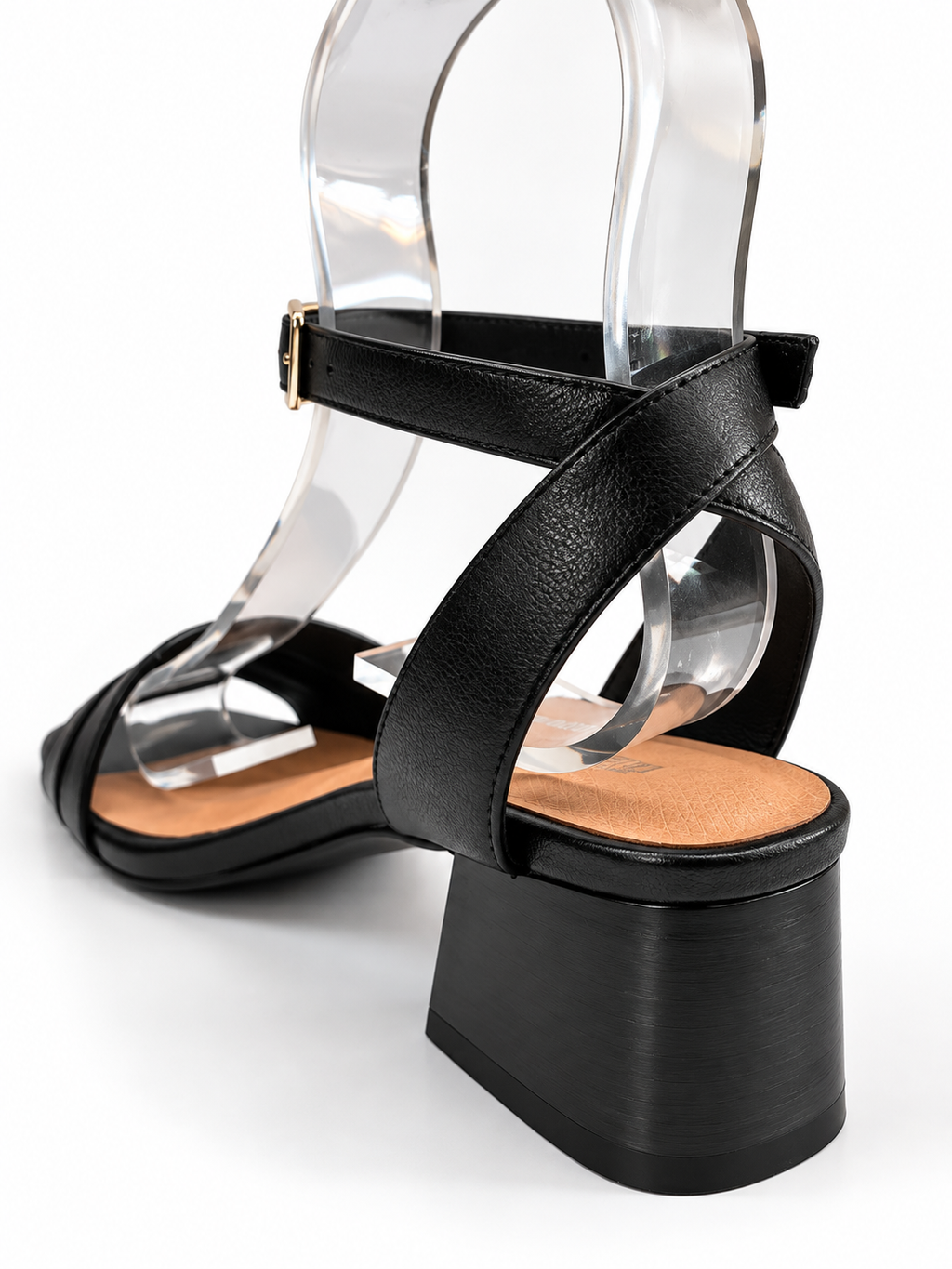 Florenza Leather Heels Black