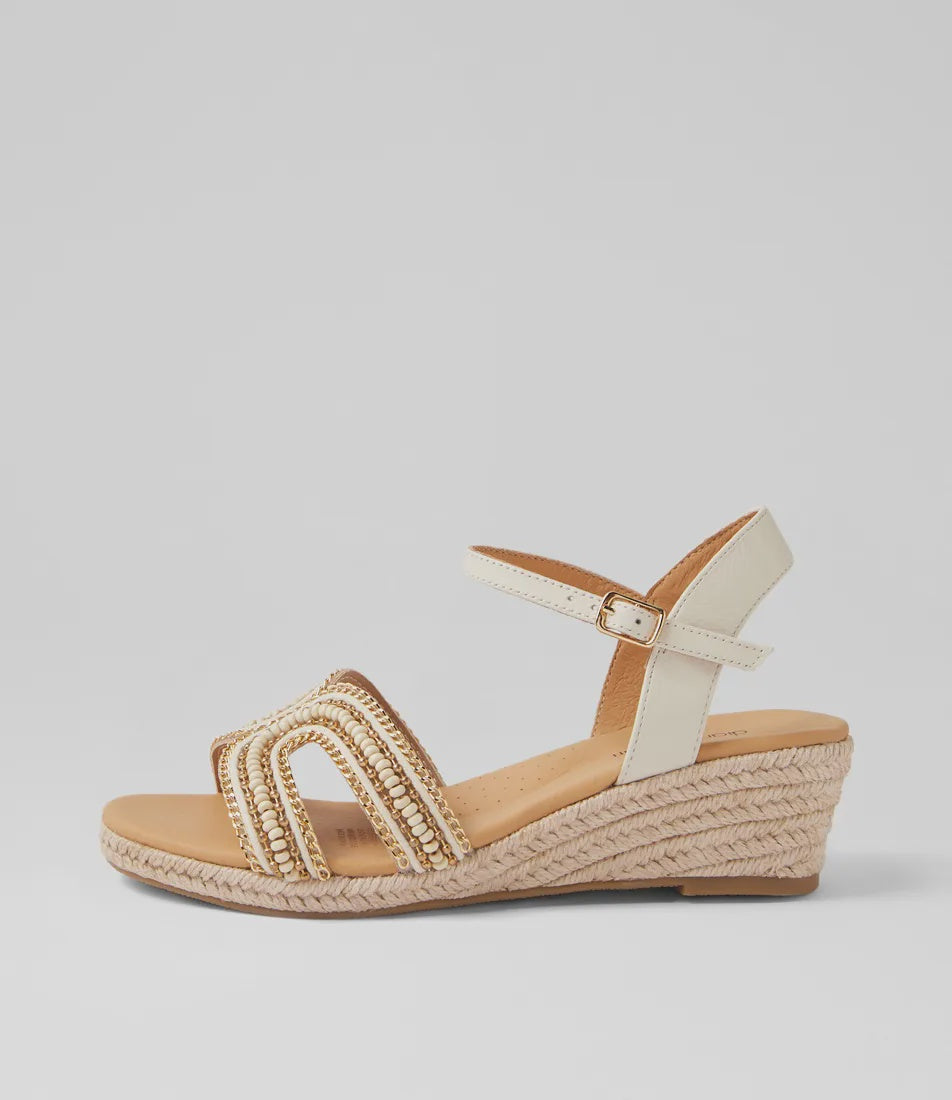 Hobarts White Multi Sandals