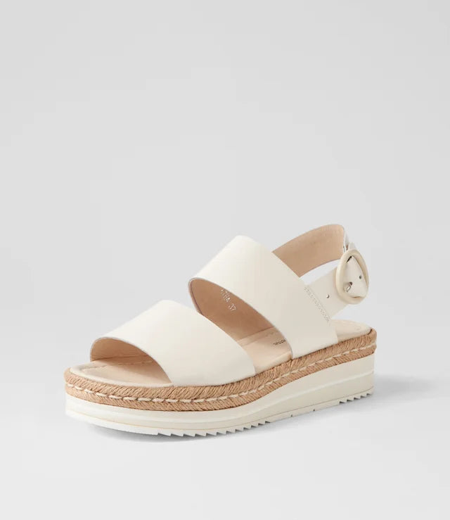 Atha Espadrilles Ivory Patent Leather