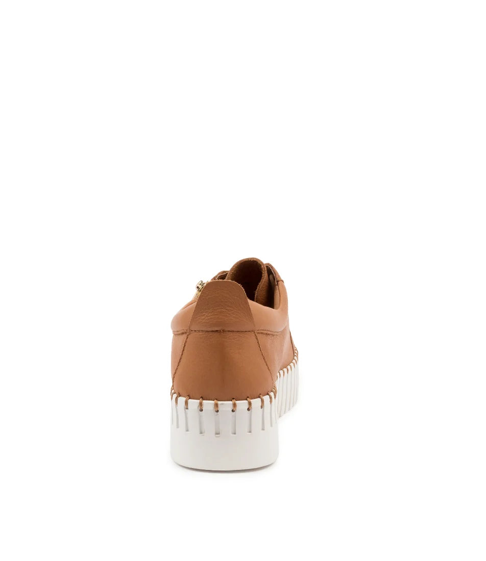 Bump Sneaker Scotch With White Sole (Tan)
