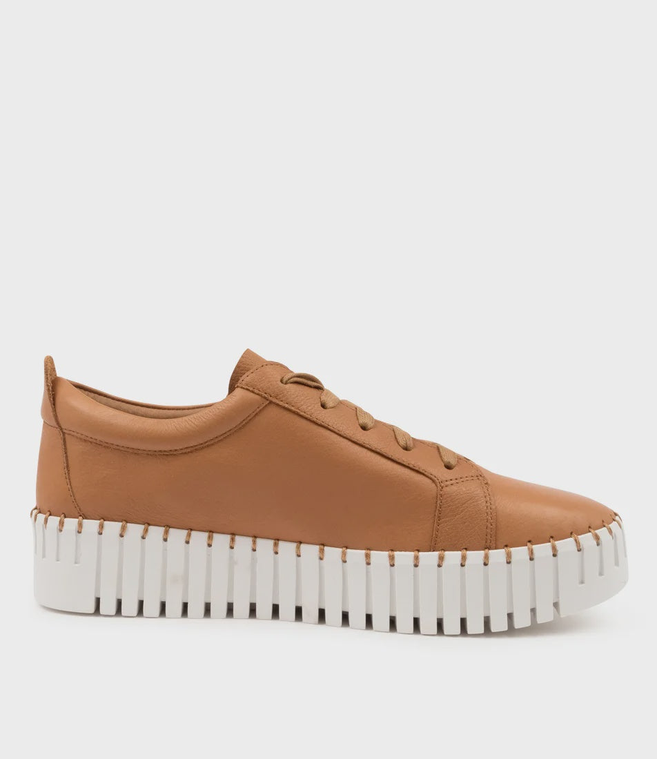 Bump Sneaker Scotch With White Sole (Tan)