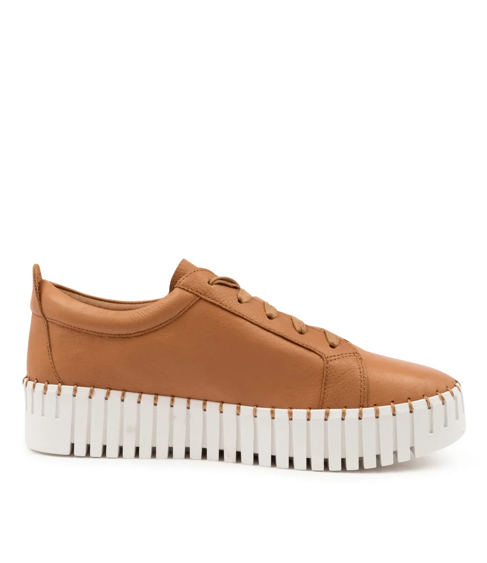 Bump Sneaker Scotch With White Sole (Tan)
