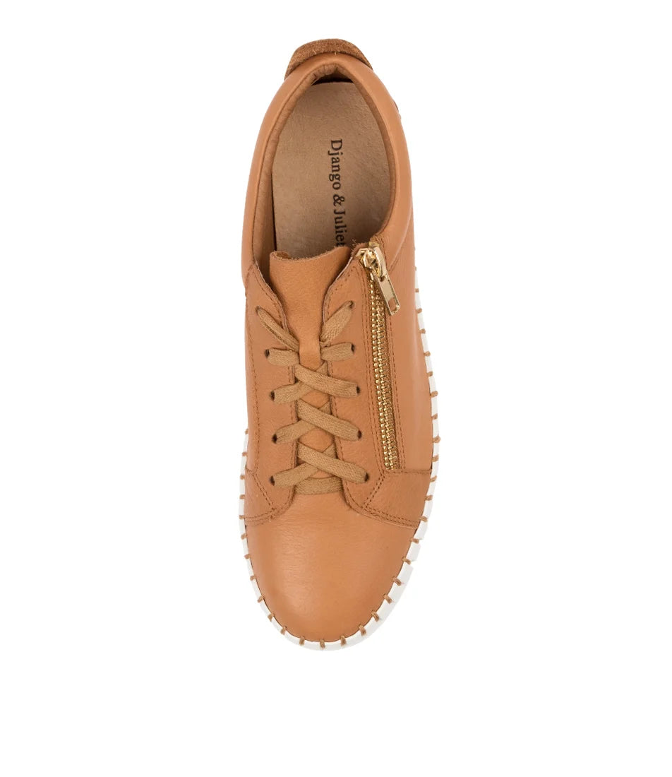 Bump Sneaker Scotch With White Sole (Tan)