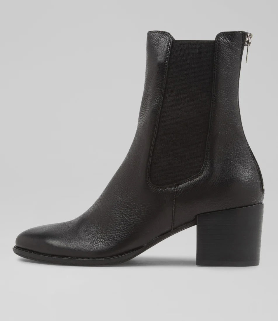 Mycah Ankle Boot Black Leather