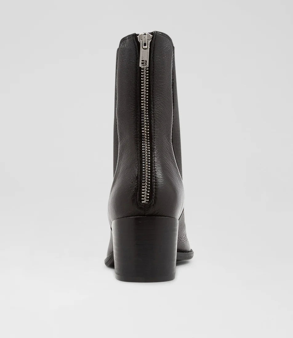 Mycah Ankle Boot Black Leather