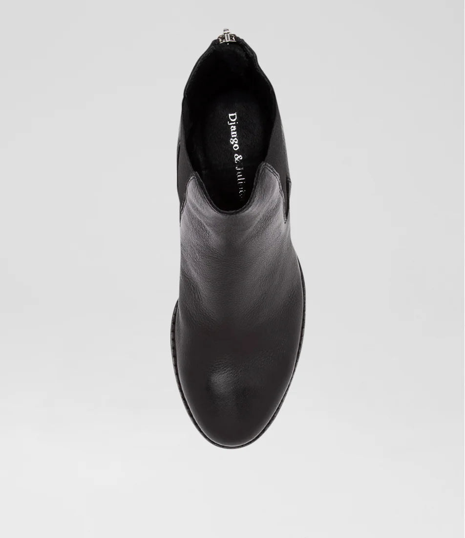 Mycah Ankle Boot Black Leather
